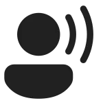 Person Voice SVG Icon
